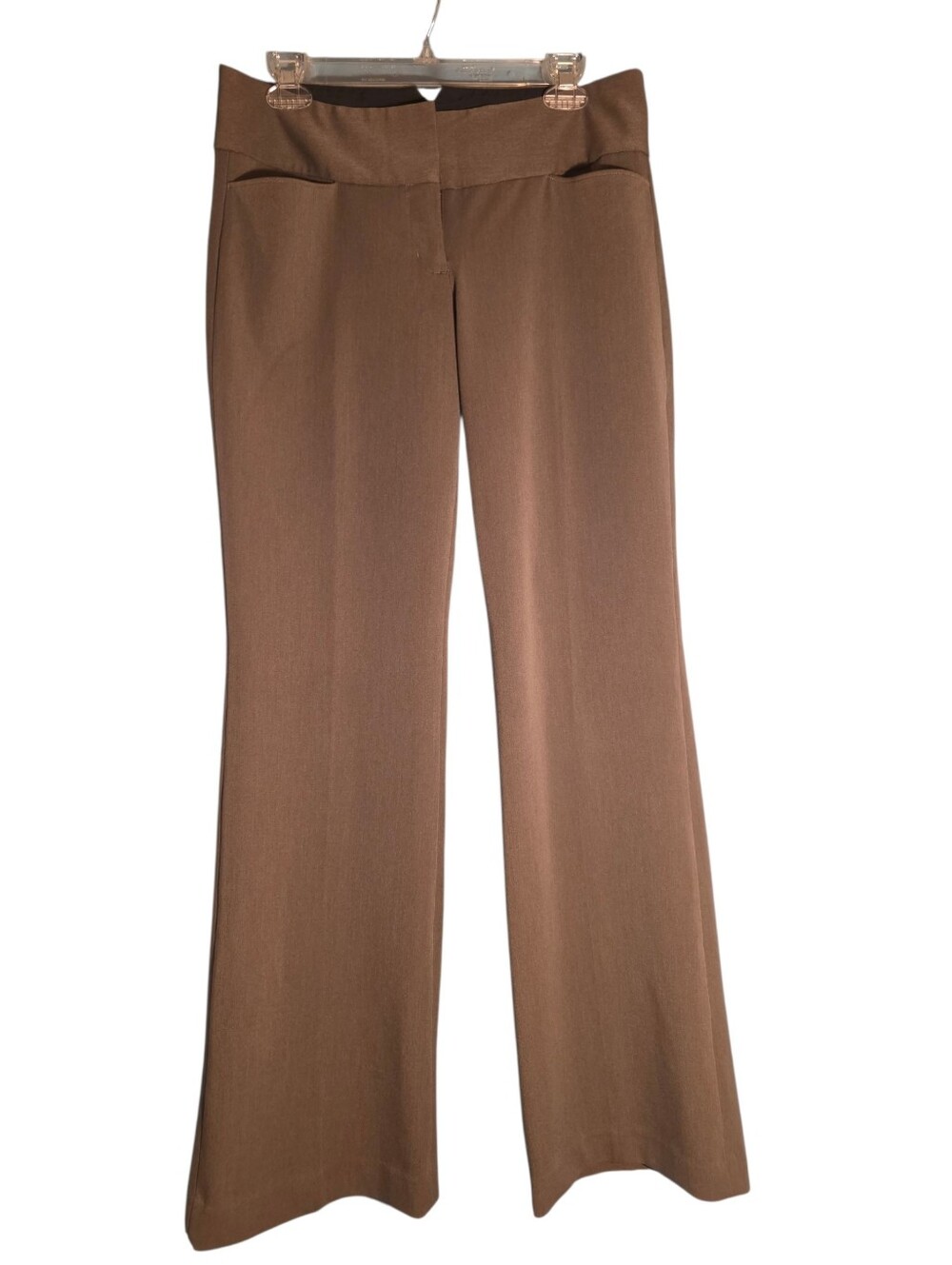 Express Brown Boot Cut Dress Pants